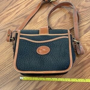 Dooney & Bourke Black and Tan Crossbody Bag